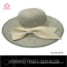 Ladies Woven straw hat Wide Brim Floppy Hat